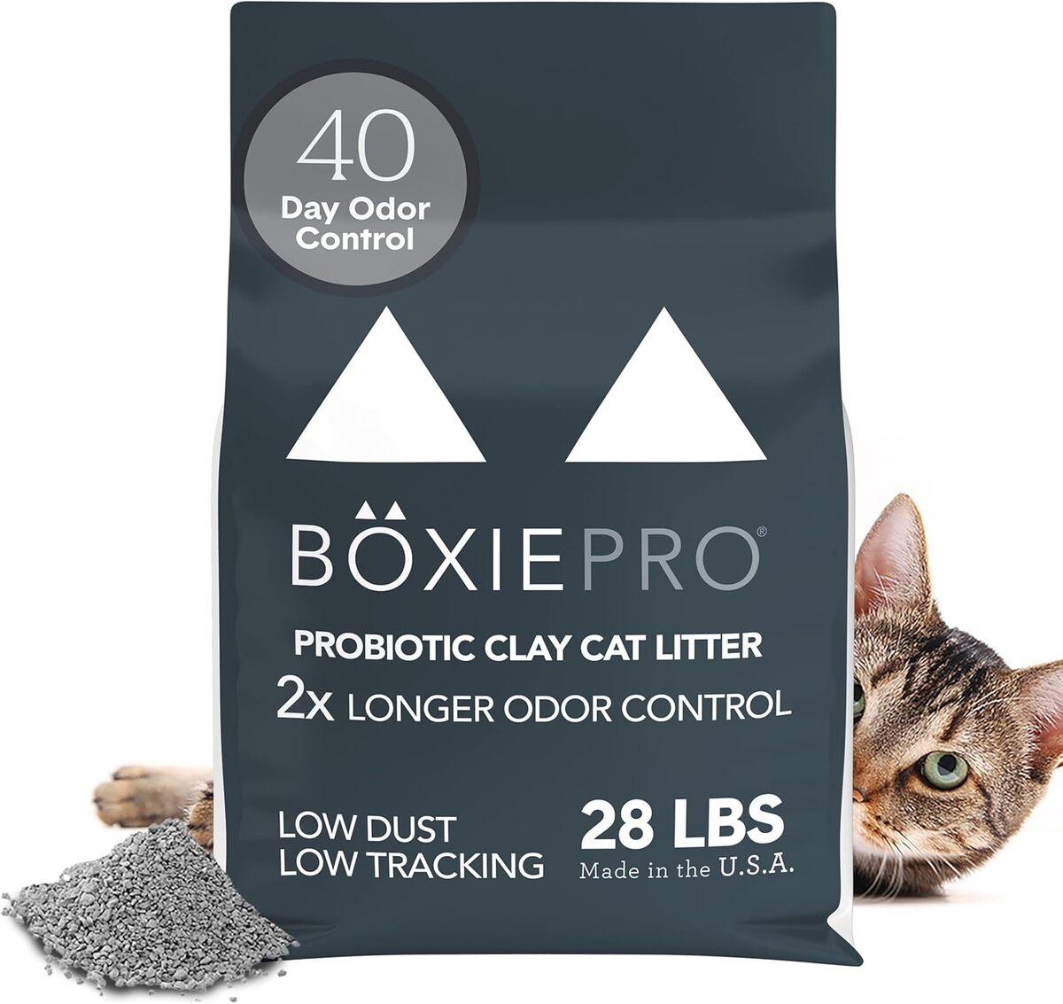 Test BoxiePro : litière à probiotiques pour chat, propreté et contrôle des odeurs