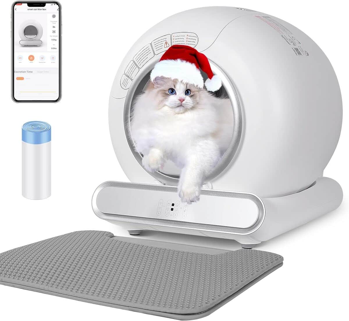 Test de la litière chat autonettoyante 65L : efficacité et confort garantis