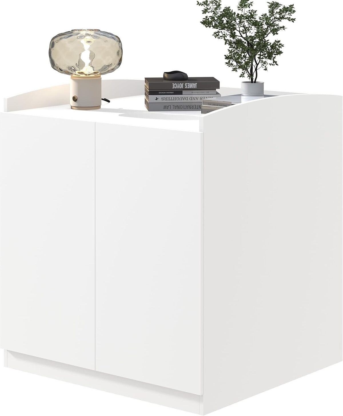 Test de la maison de litière moderne Amunrbrek autonettoyante blanche