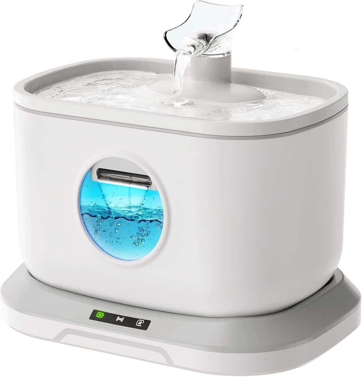 Test de la Petlipo fontaine à eau sans fil pour chat, 2, 5 l