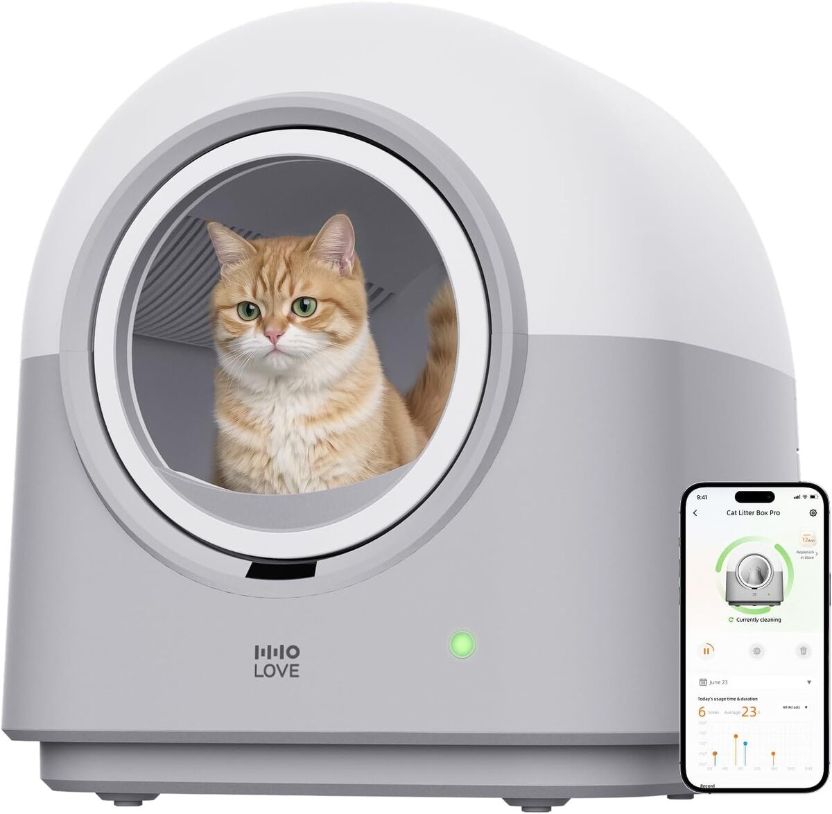 Test : hHOLove TYPro litière automatique connectée