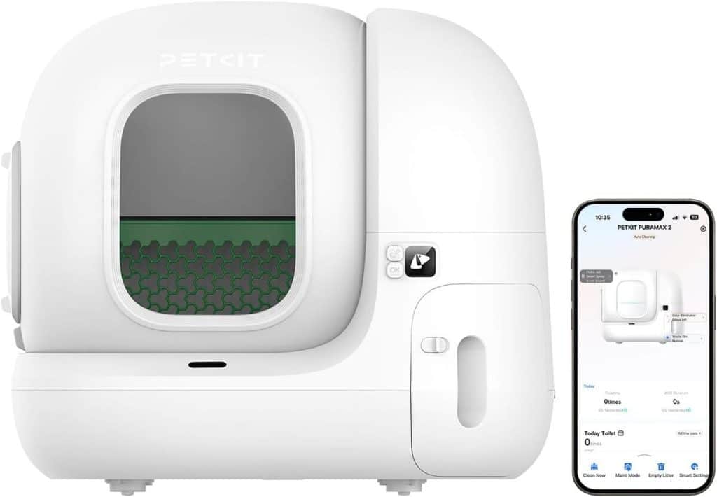 Test : litière auto-nettoyante PETKIT Pura Max 2.0  - contrôle par appli
