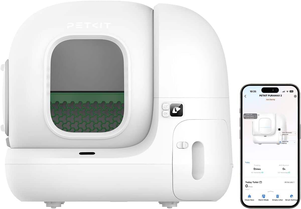 Test : litière auto-nettoyante PETKIT Pura Max 2.0 - contrôle par appli