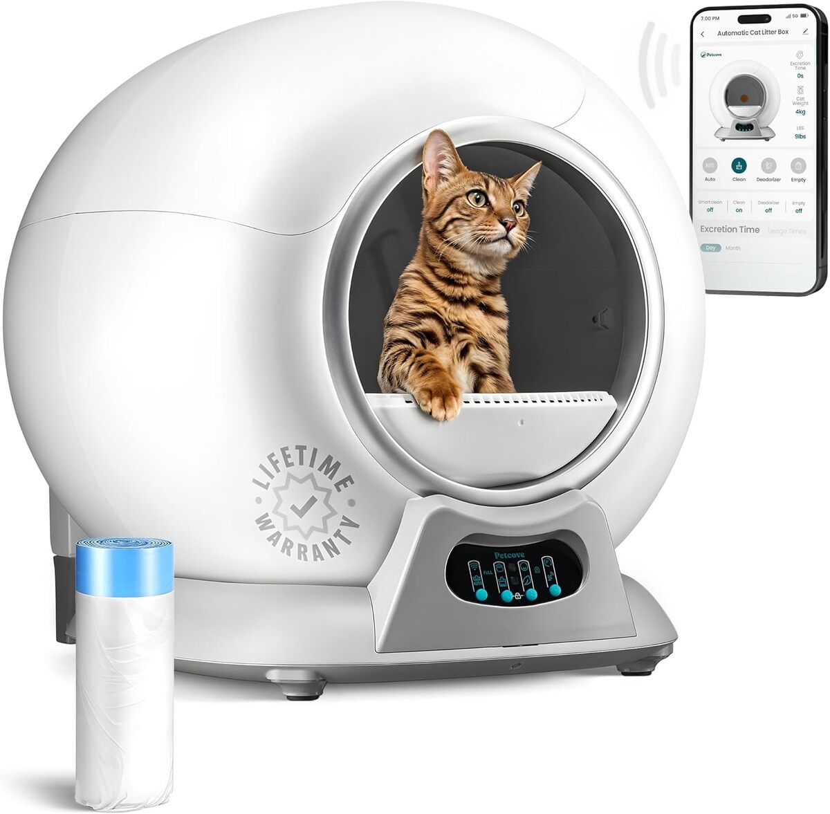 Test : litière auto-nettoyante pour chats, robot intelligent