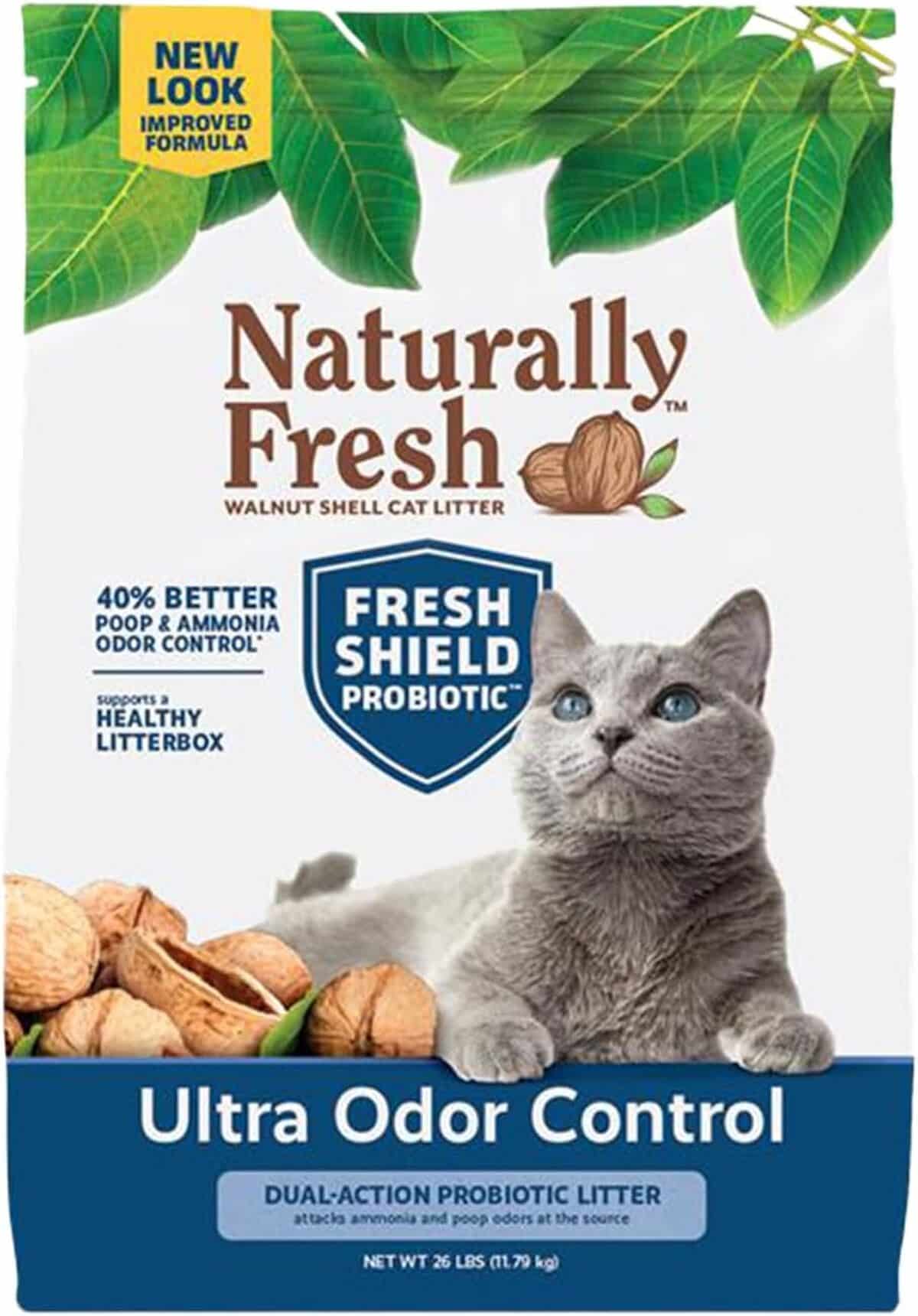 Test litière Bleu anti-odeurs pour chats multiproduits