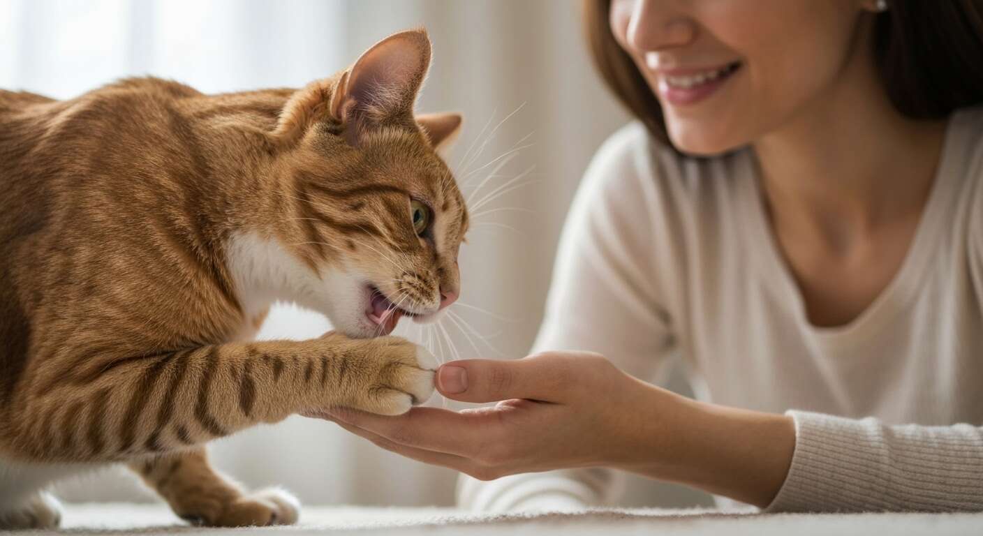 Pourquoi mon chat me mordille ? Comprendre et réagir avec douceur