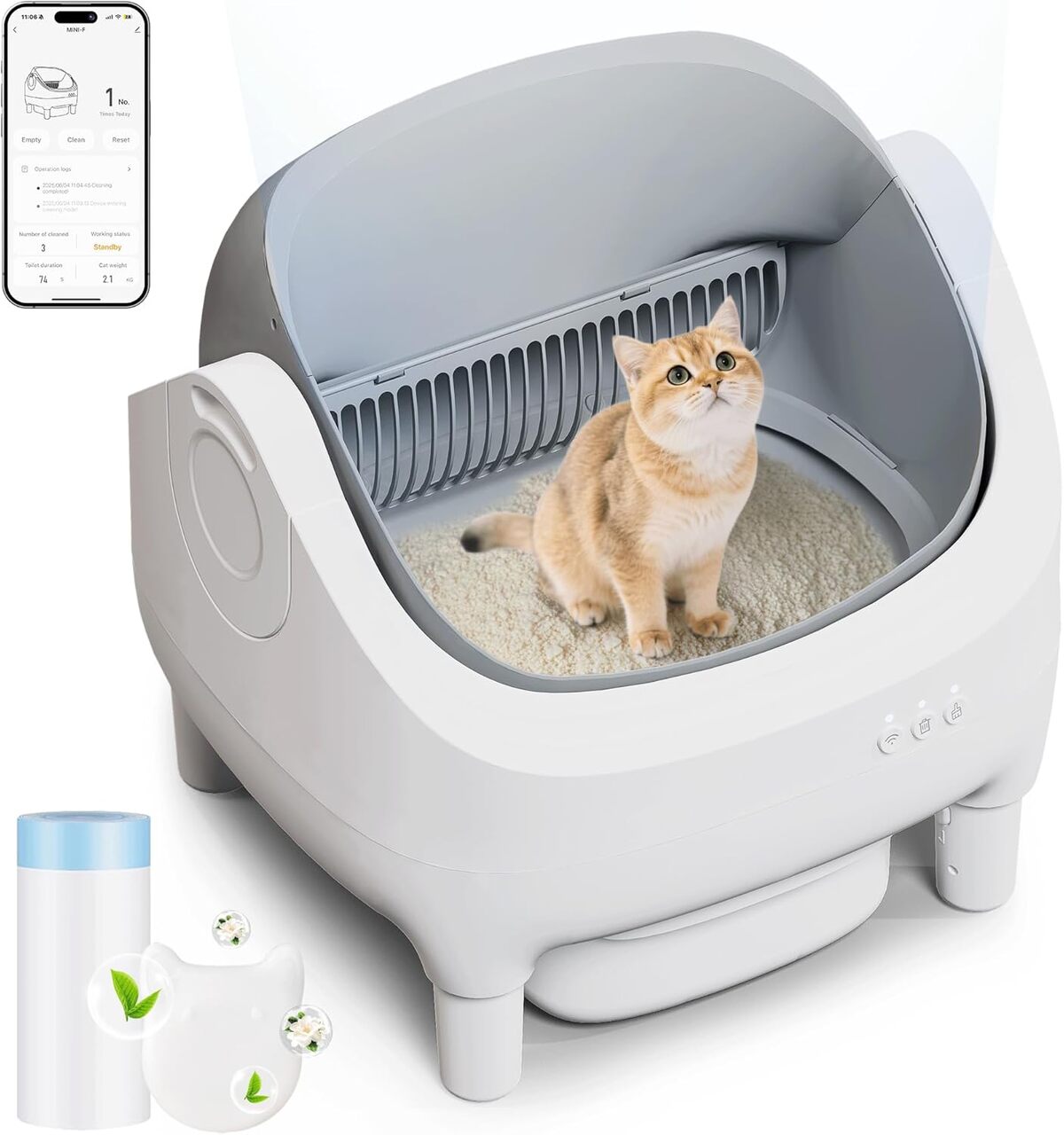 Test de la litière autonettoyante Triumphkey XXL pour chat