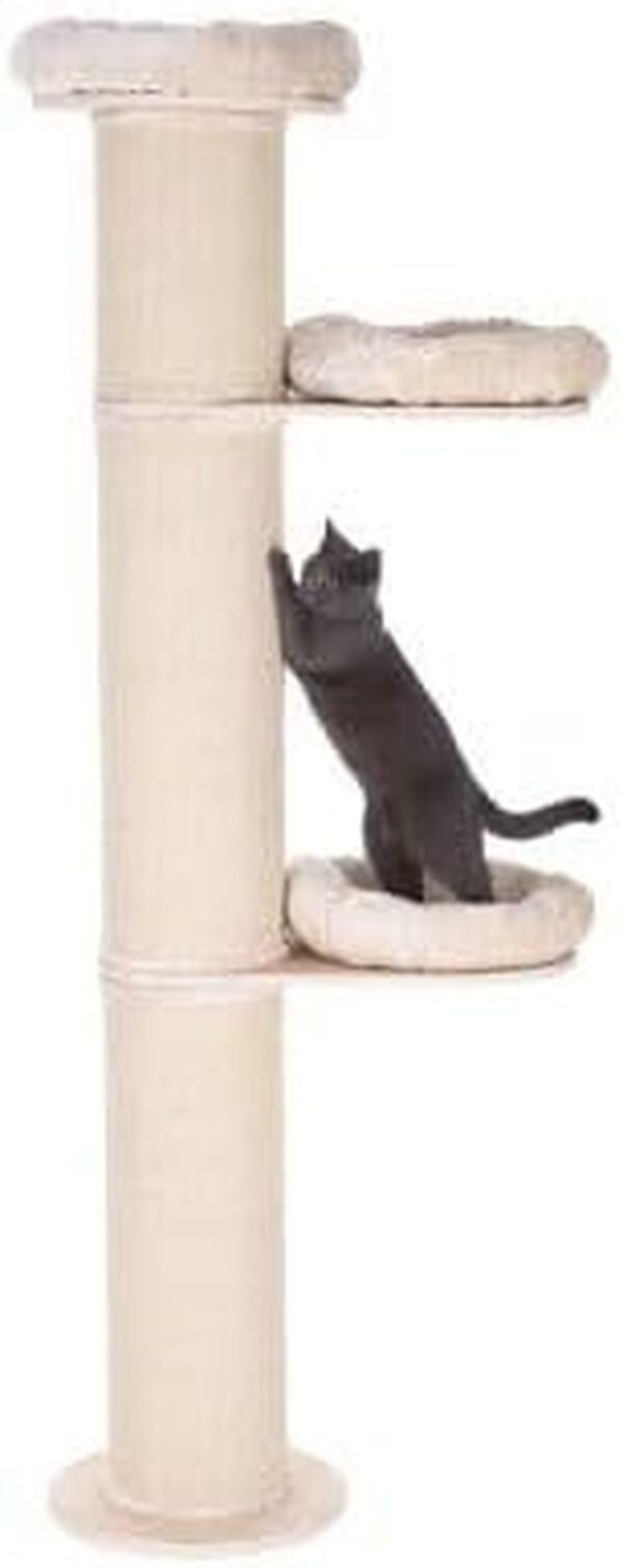 Natural Paradise Jasmine XXL Colonne à chat | Diamètre : 27 cm | Hauteur : 219 cm | Crème