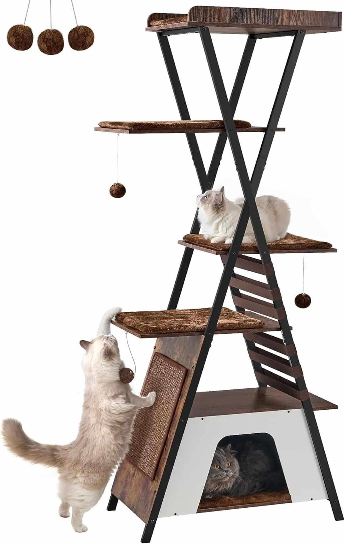 Test : arbre à chat moderne FourFurPets 184 cm