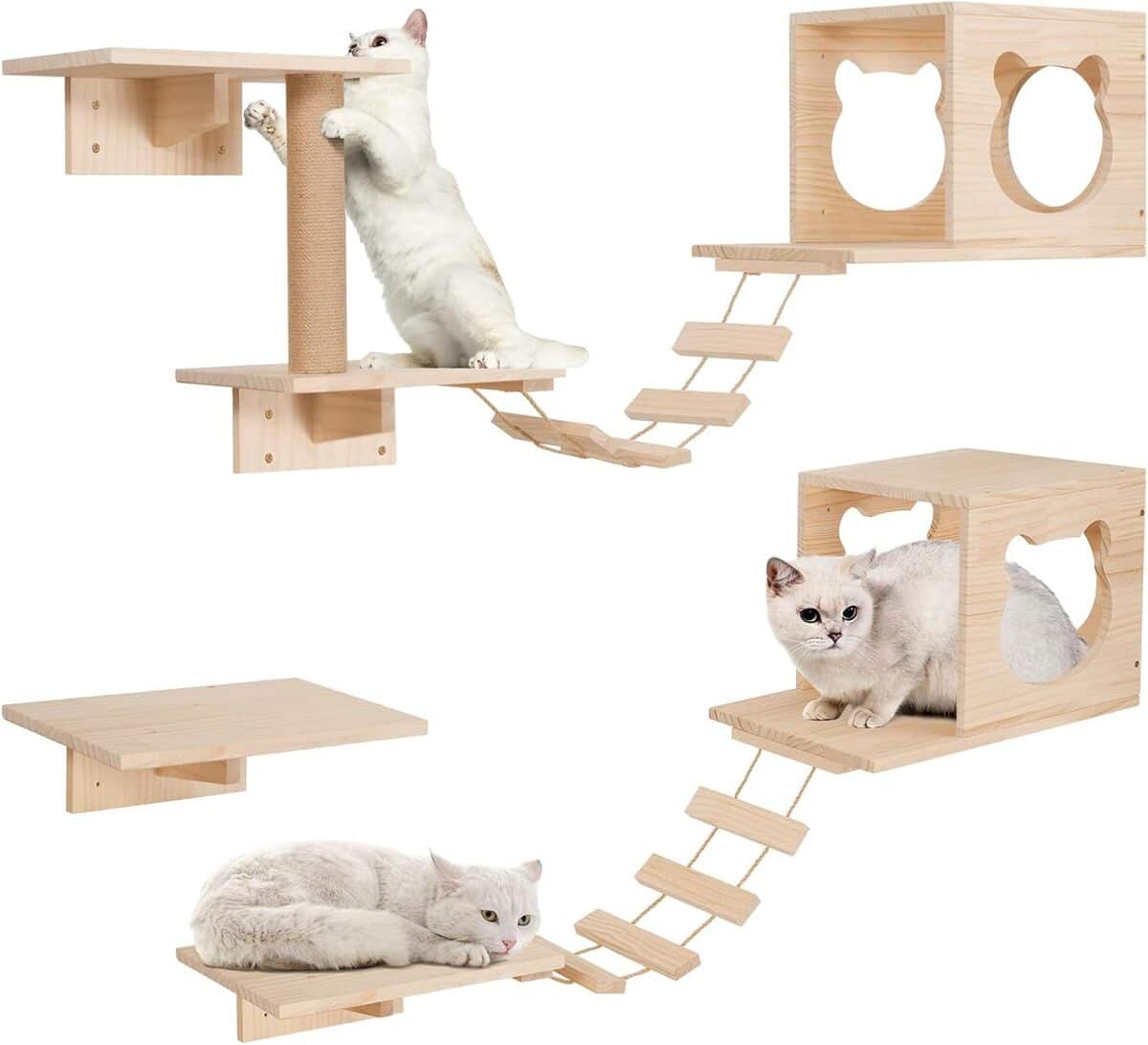 Test : étagères murales pour chat Opetdo