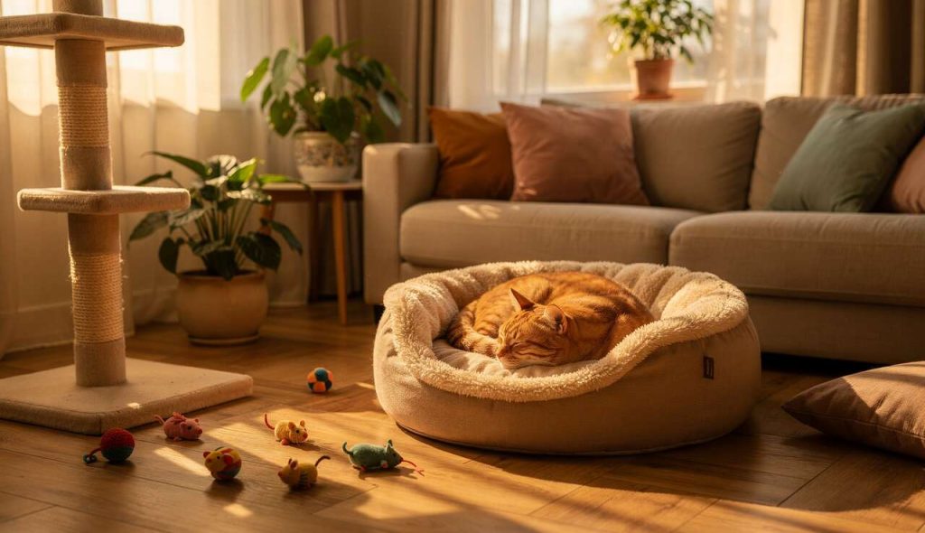 Essentiels pour le confort de votre chat à la maison