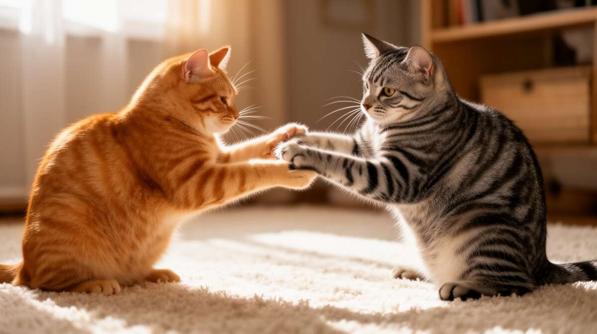 Signes du jeu chez les chats