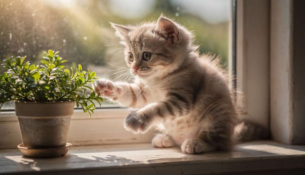 Pourquoi mon chaton miaule-t-il sans arrêt ?