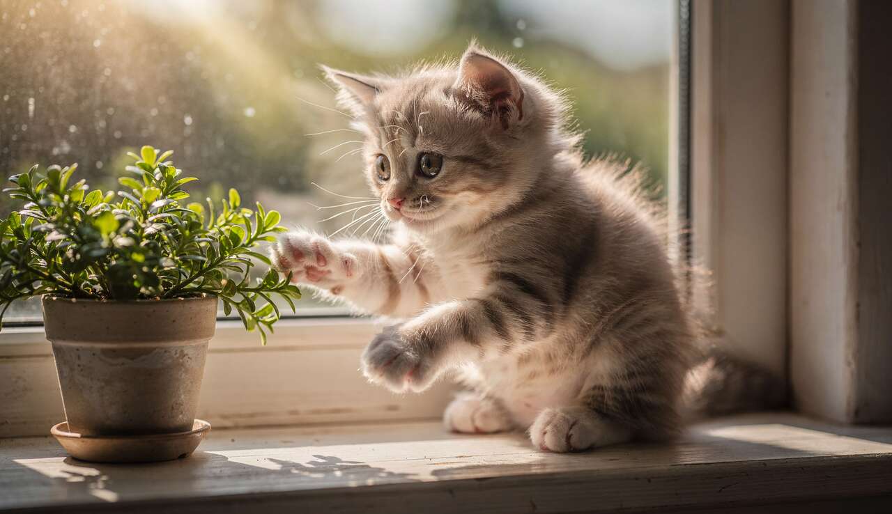 Pourquoi mon chaton miaule-t-il sans arrêt ?