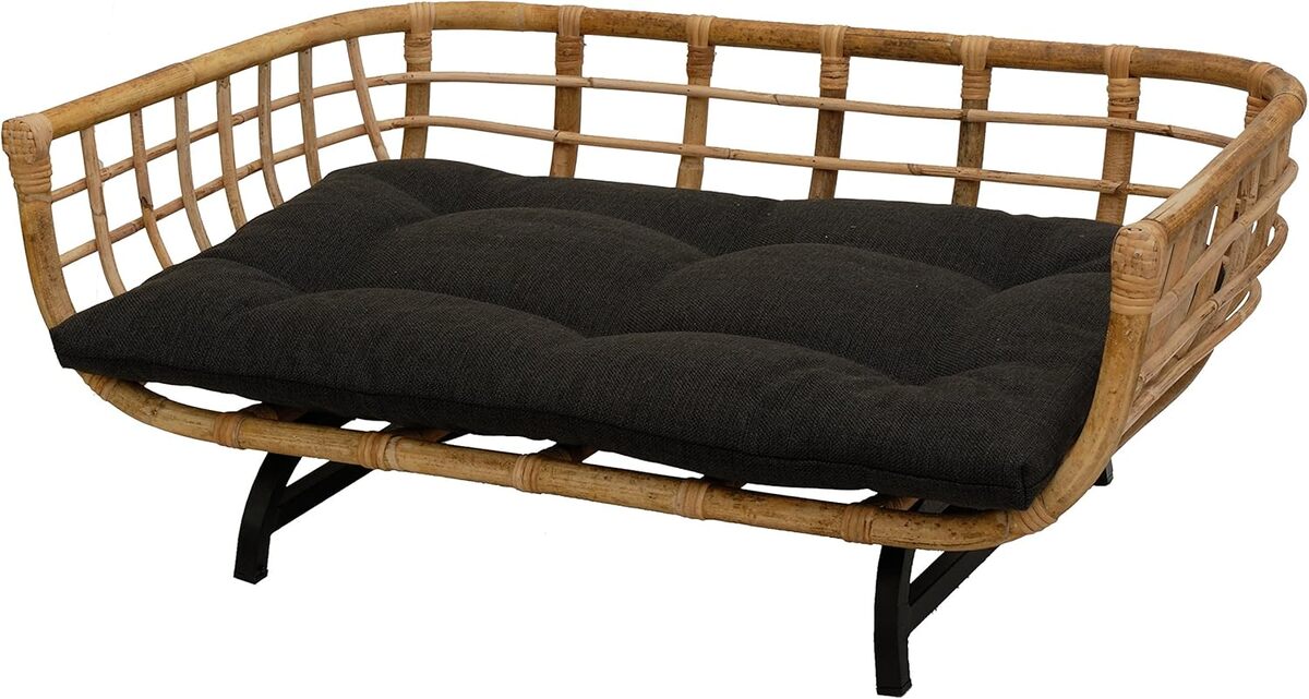 Avis sur le lit en rotin XL avec coussin pour animaux domestiques
