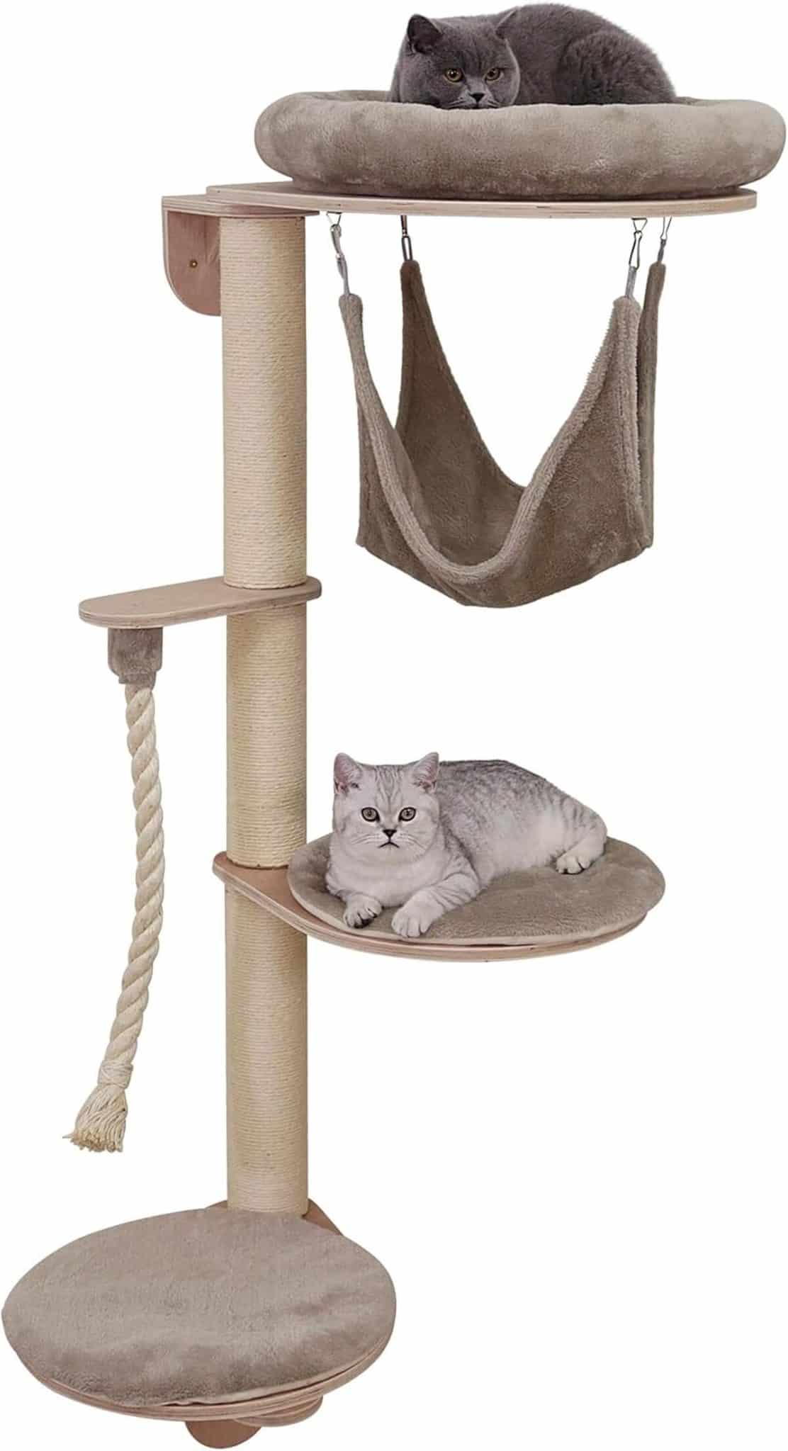 Test de l'arbre à chat mural Kerbl Dolomit Grappa, 158 cm