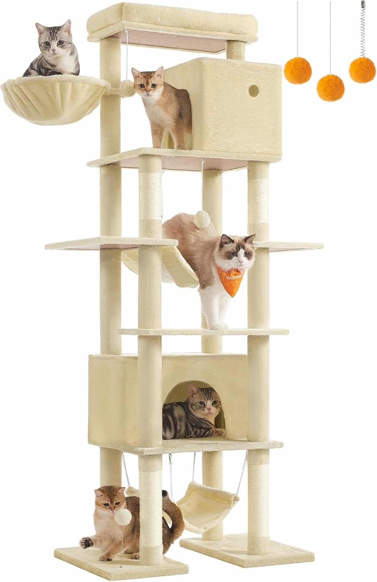 Test de l'arbre à chat XXL Feandrea PCT195G02