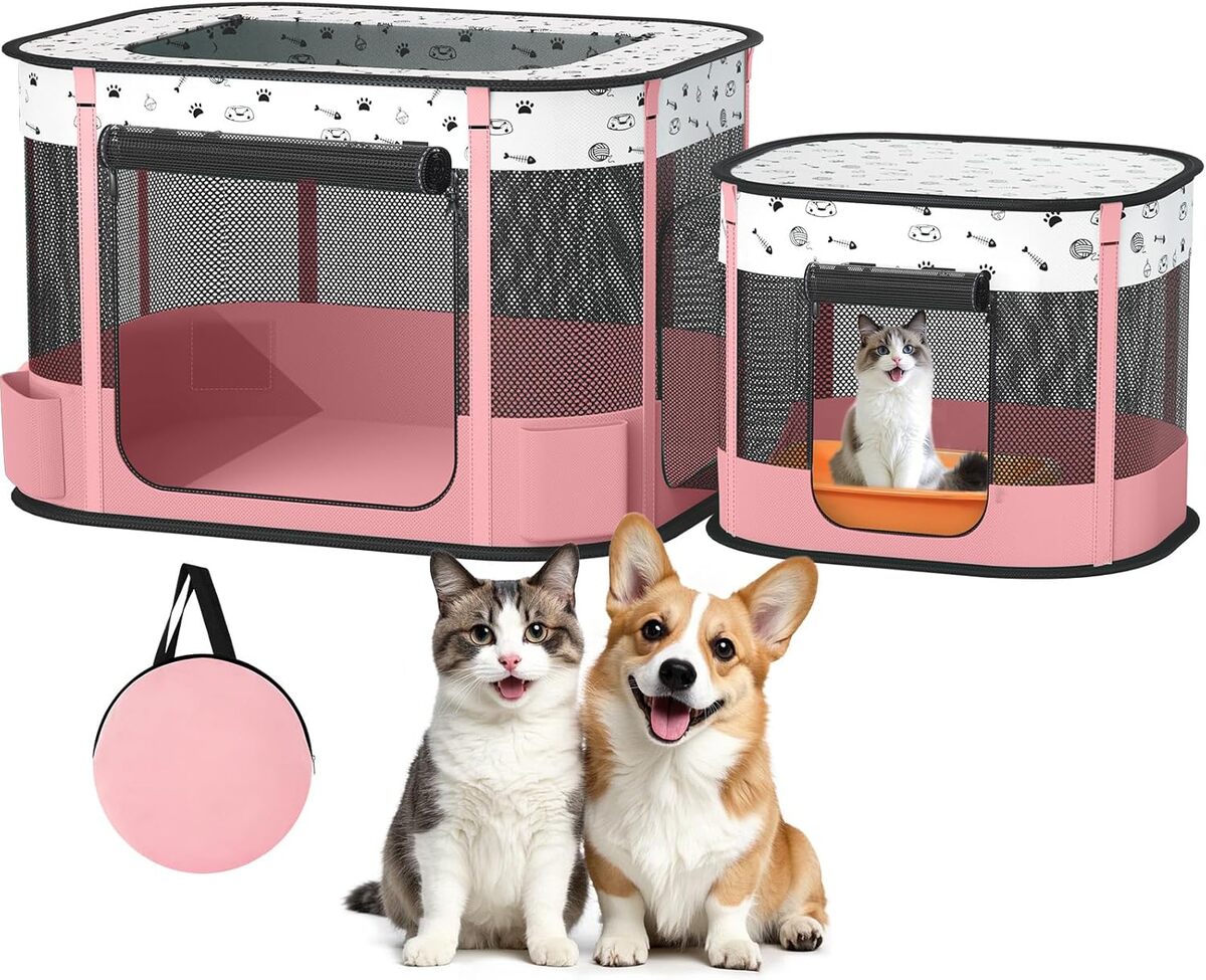 Test du parc de jeu pliable Bufor pour animaux : praticité et confort