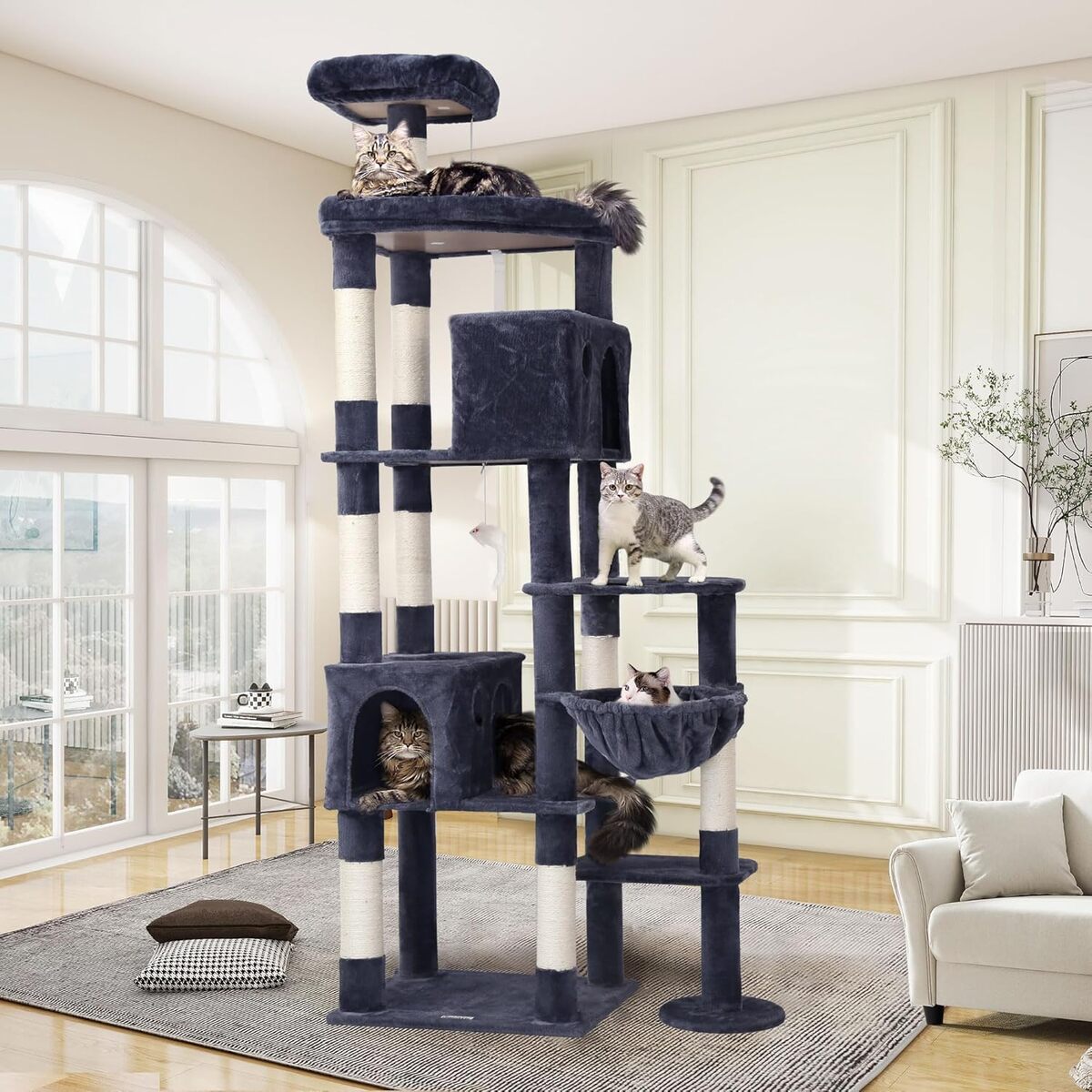 Test : globlazer arbre à chat XXL F83 gris foncé