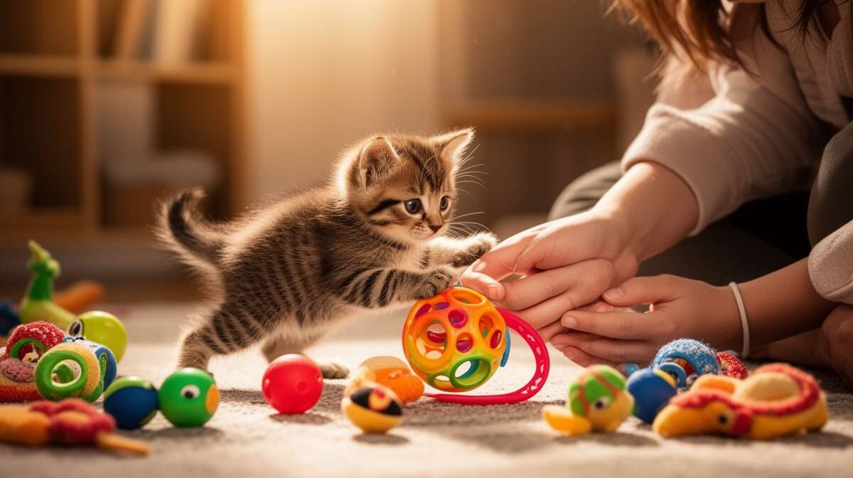 Stimuler et amuser un chaton : jeux et interactions Stimuler et amuser un chaton : jeux et interactions