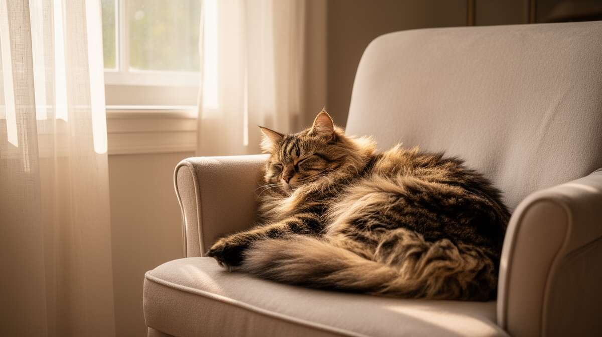 L'importance des moments de tranquillit&eacute; pour le chat