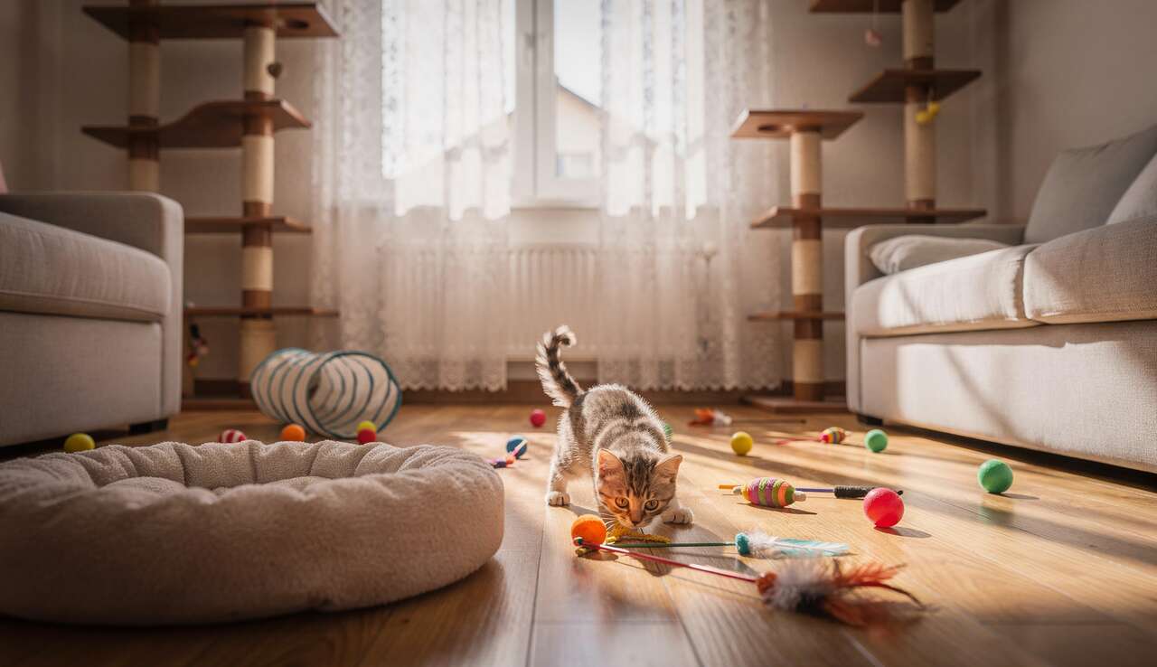 Pr&eacute;paration de la maison pour l'arriv&eacute;e d'un chaton munchkin