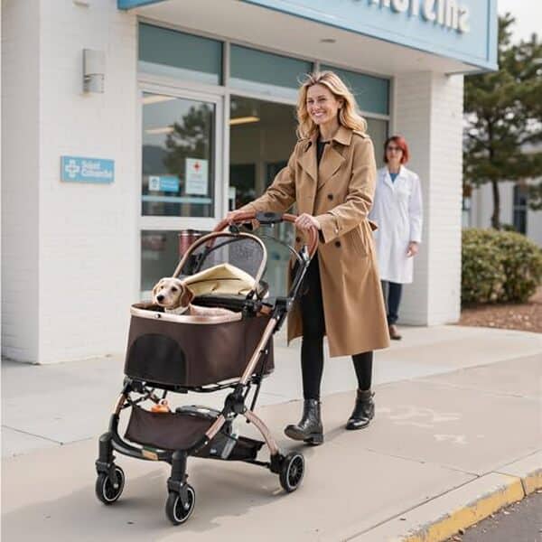 Découvrez notre analyse approfondie de la poussette pliante Gimars 4 en 1 pour animaux : polyvalence, confort et praticité au rendez-vous pour le bonheur de vos compagnons à quatre pattes.