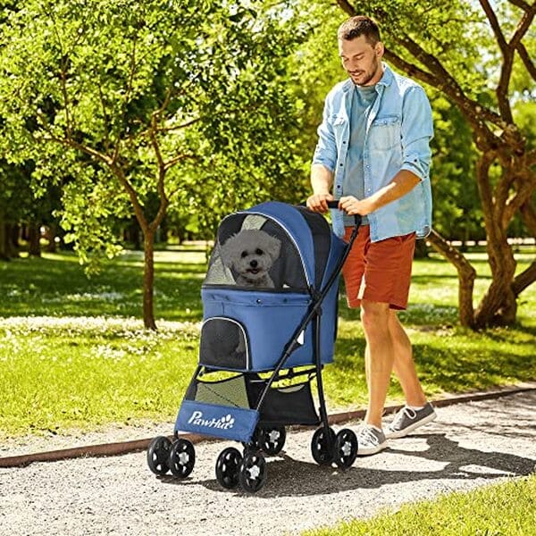 Découvrez notre avis sur la poussette buggy pliable PawHut pour animaux : praticité, confort et sécurité pour vos balades avec votre compagnon favori.