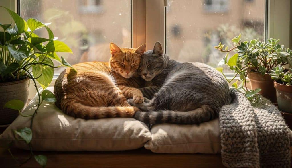 7 astuces pour faire cohabiter deux chats à la maison