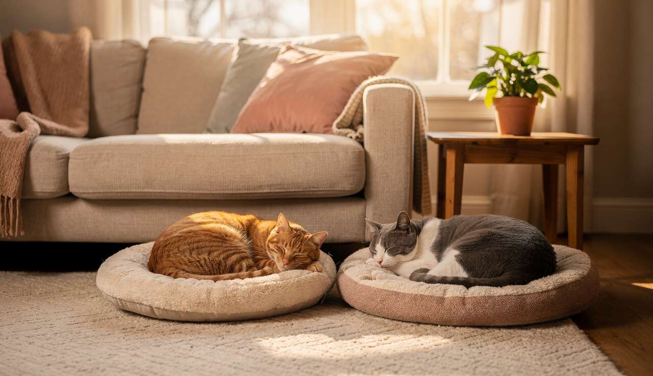 Gérer l'espace et le territoire de chaque chat Gérer l'espace et le territoire de chaque chat