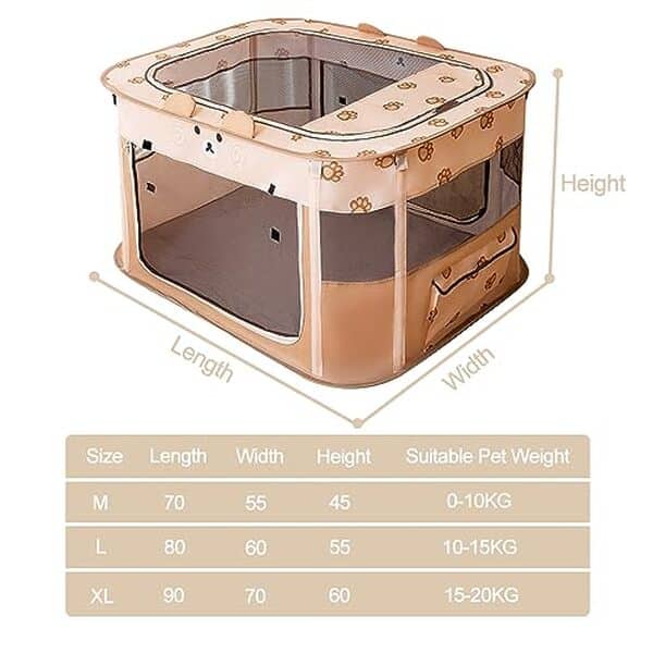 Découvrez notre test complet du parc de jeu pliable taille L, marron, pour offrir à vos animaux de compagnie un espace sécurisé et pratique. Consultez notre avis et recommandations pour un choix éclairé.