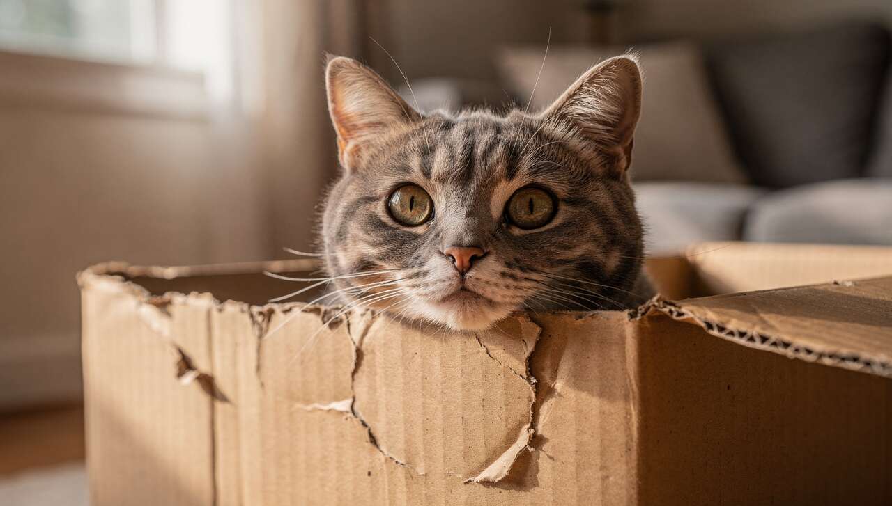L'attrait des chats pour les cartons : un myst&egrave;re fascinant