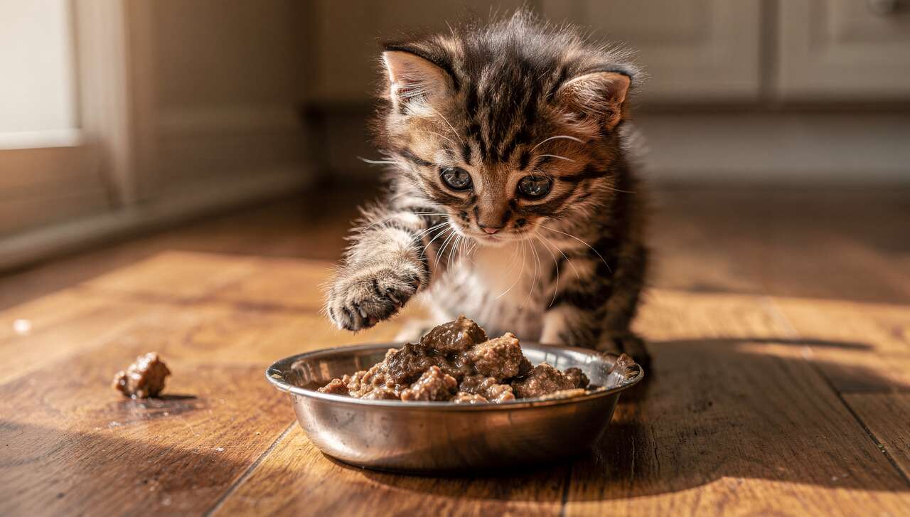 À quel âge donner de la pâtée à un chaton ?
