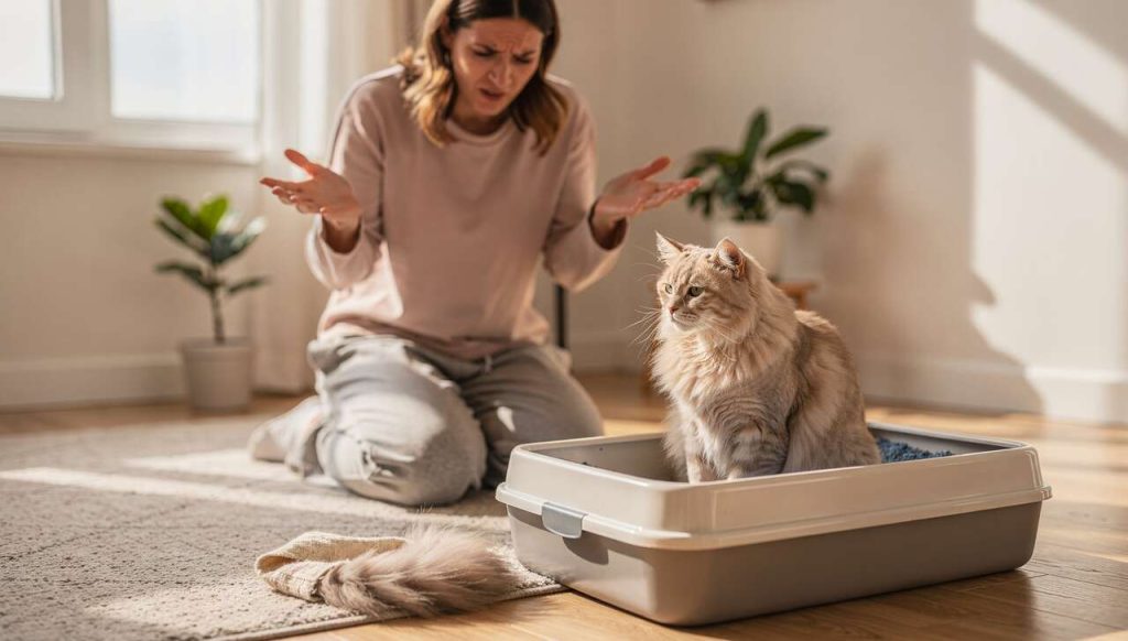 Pourquoi mon chat refuse de faire caca dans sa litière ?