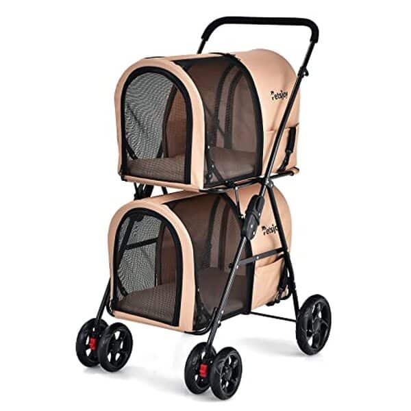 Découvrez notre test de la poussette pour chien GYMAX. Profitez d'un avis détaillé sur sa praticité, son confort et les avantages uniques qu'elle offre à votre animal de compagnie.