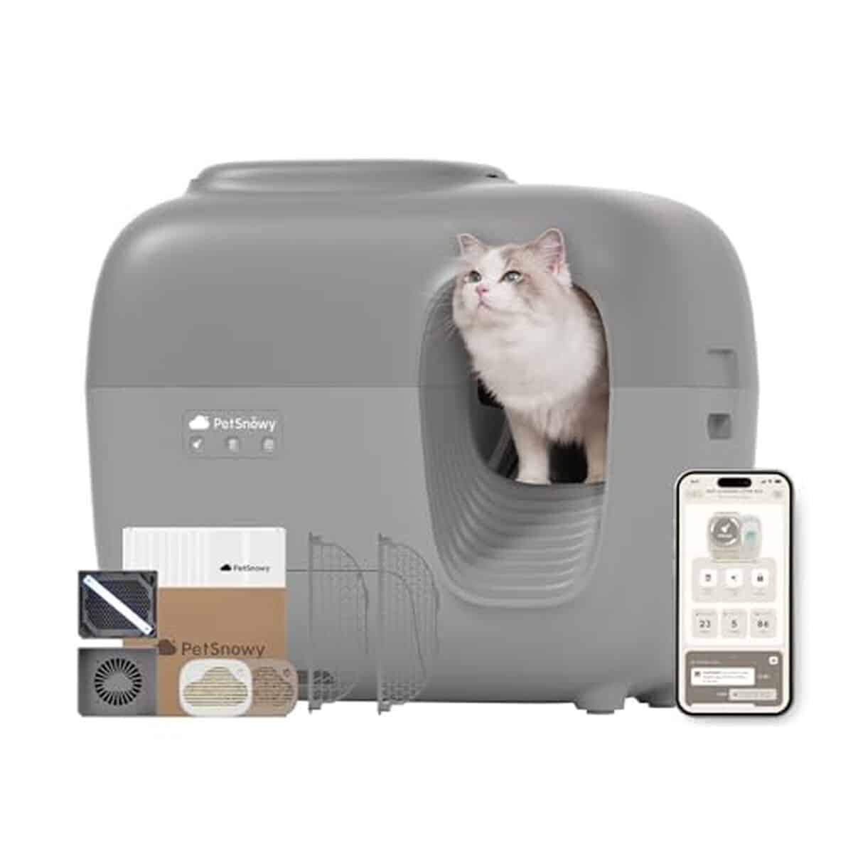 Test de la litière PetSnowy 2026 Premium autonettoyante